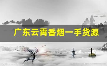 广东云霄香烟一手货源渠道微信