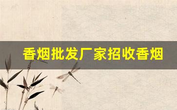 香烟批发厂家招收香烟合作商家-香烟批发商哪里找