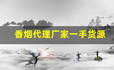 香烟代理厂家一手货源批发代理-香烟批发经销商
