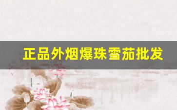 正品外烟爆珠雪茄批发代理厂家一手货源-关于雪茄的产品货源