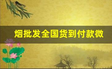 烟批发全国货到付款微商代理